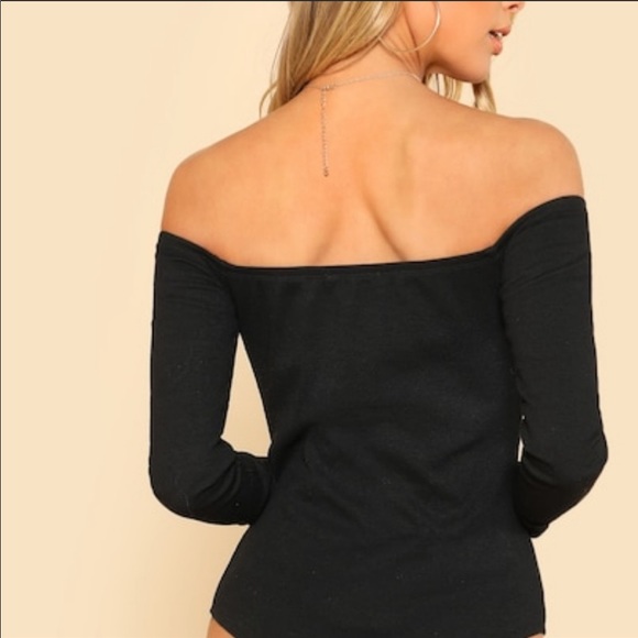 💕LAST ONE💕Off the Shoulder Bodysuit⭐️ - Picture 4 of 6